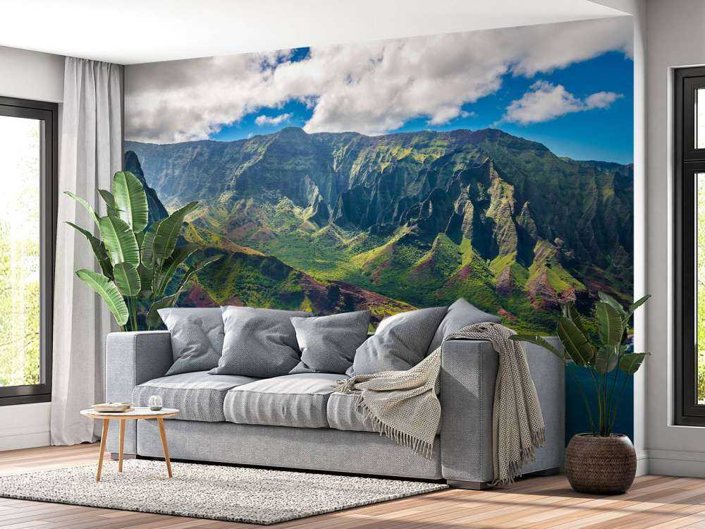 Montagne lungo la costa