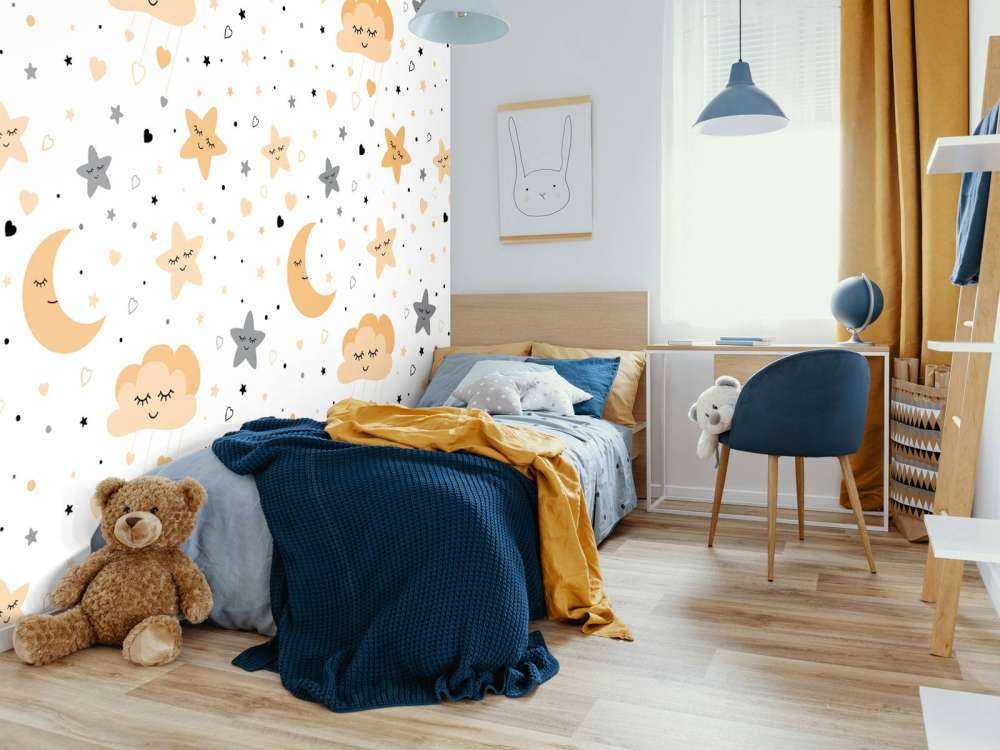 Nuvole, lune e stelle