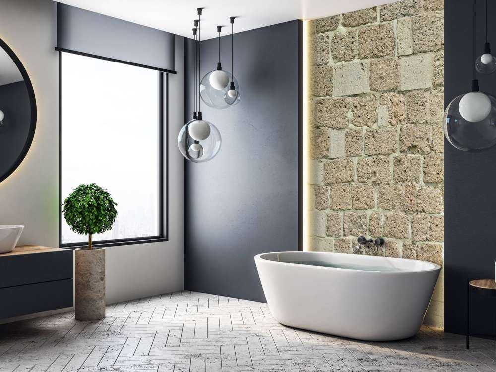 Muro con grandi mattoni