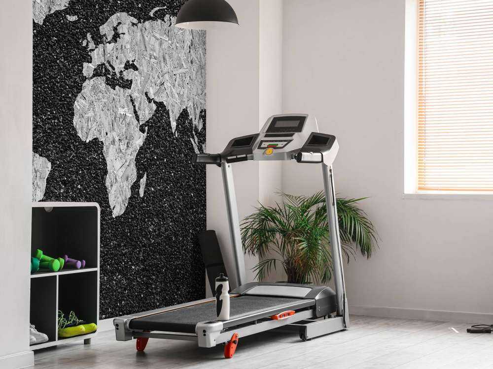 Mappa del mondo bianca su sfondo nero