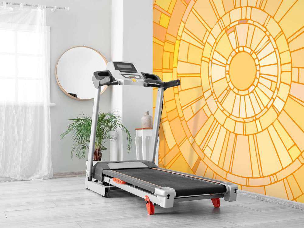 Mosaico di raggi di sole