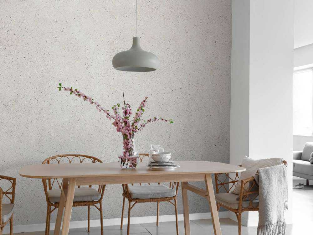 Struttura in calcestruzzo con pietre fini