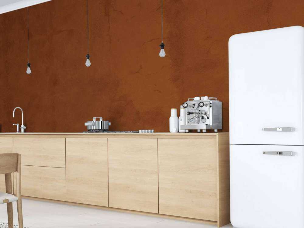 Calcestruzzo rosso marrone