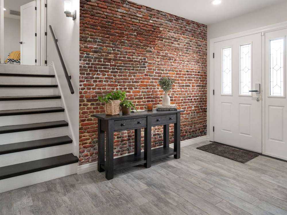 Parete esterna restaurata