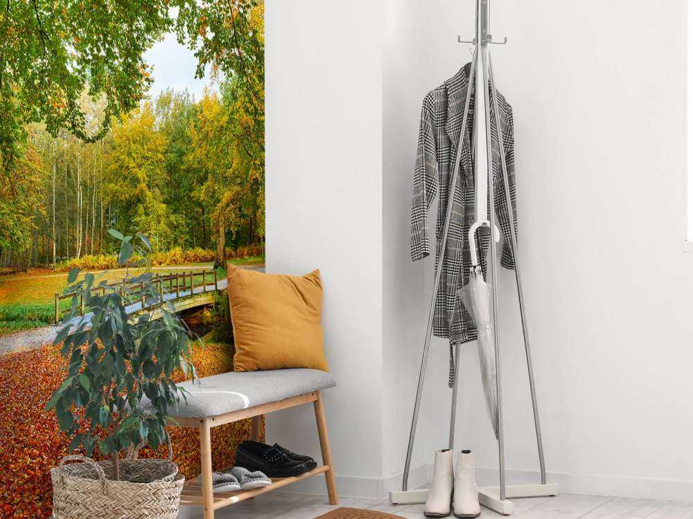 Ponte in una grande foresta