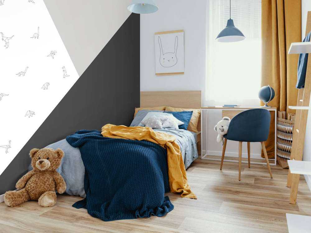 Triangoli bianchi e neri con i dinosauri