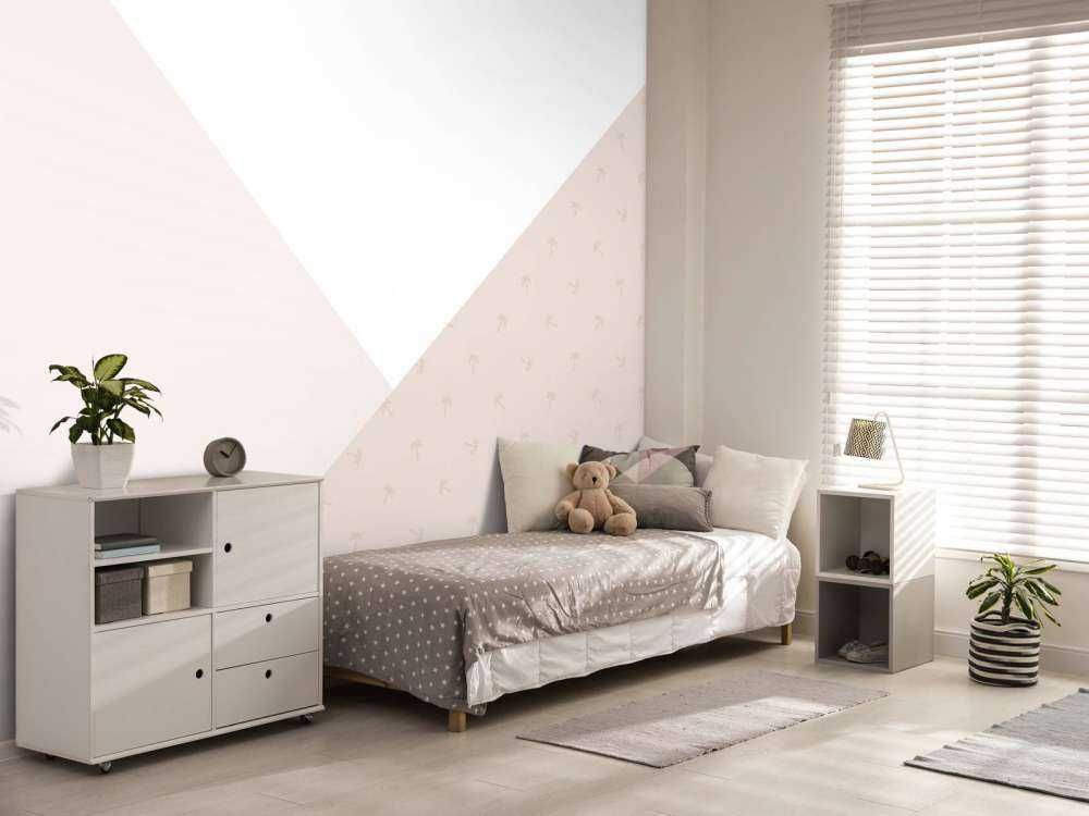 Triangoli rosa con palme