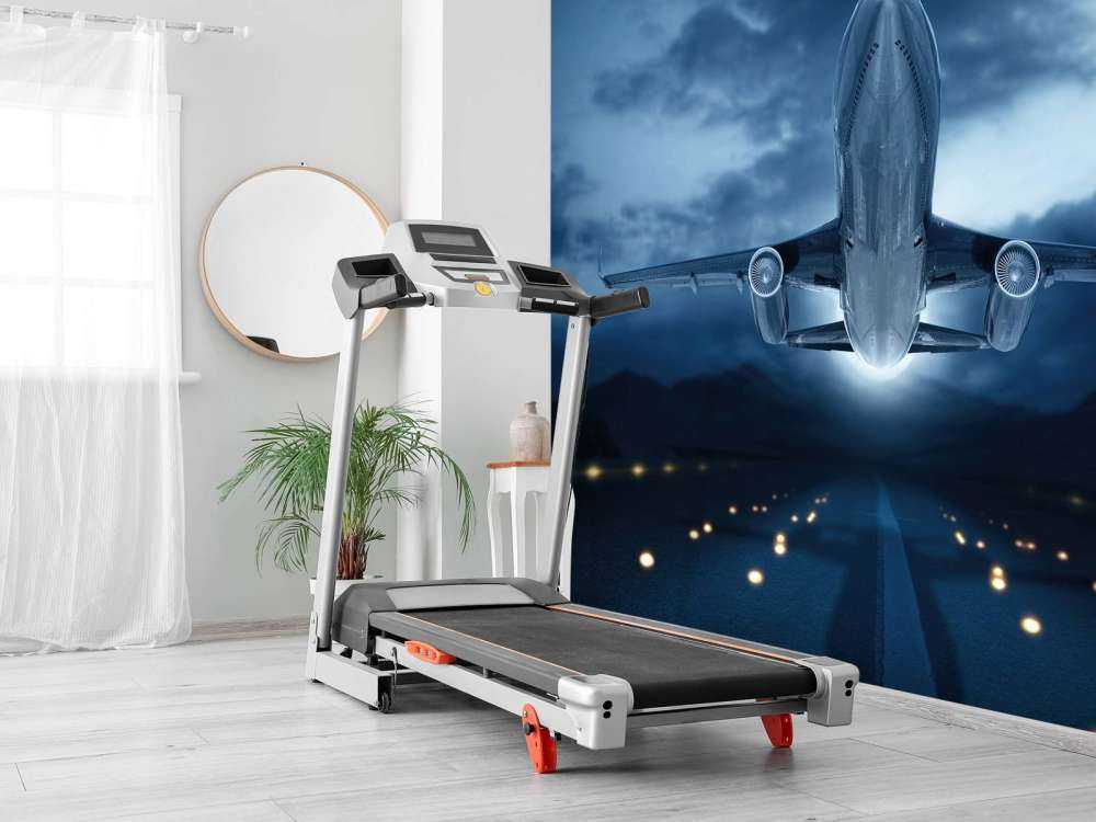 Piano ascendente con cielo scuro