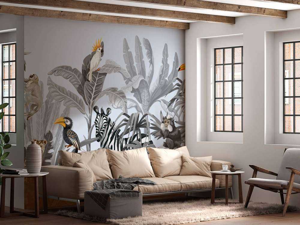 Giungla piena di animali