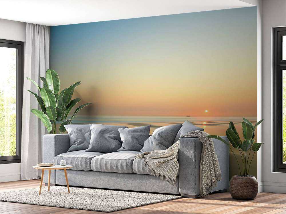 Tramonto sulla spiaggia