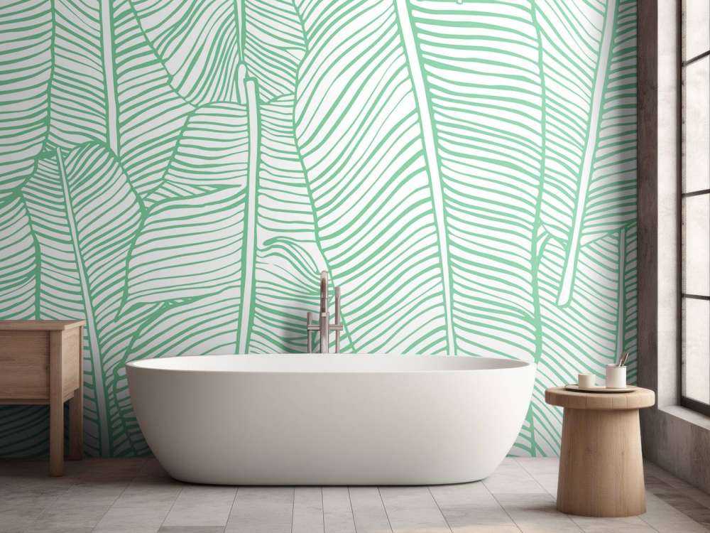 Modello a foglia verde