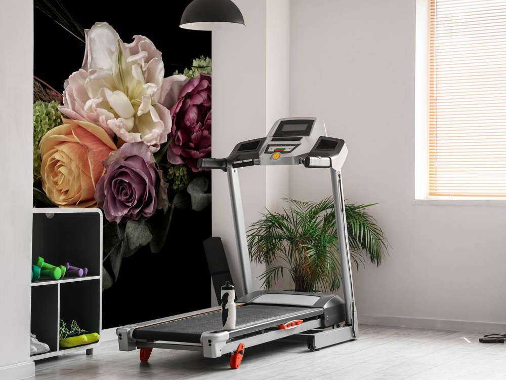 Bouquet di fiori di piume di pavone