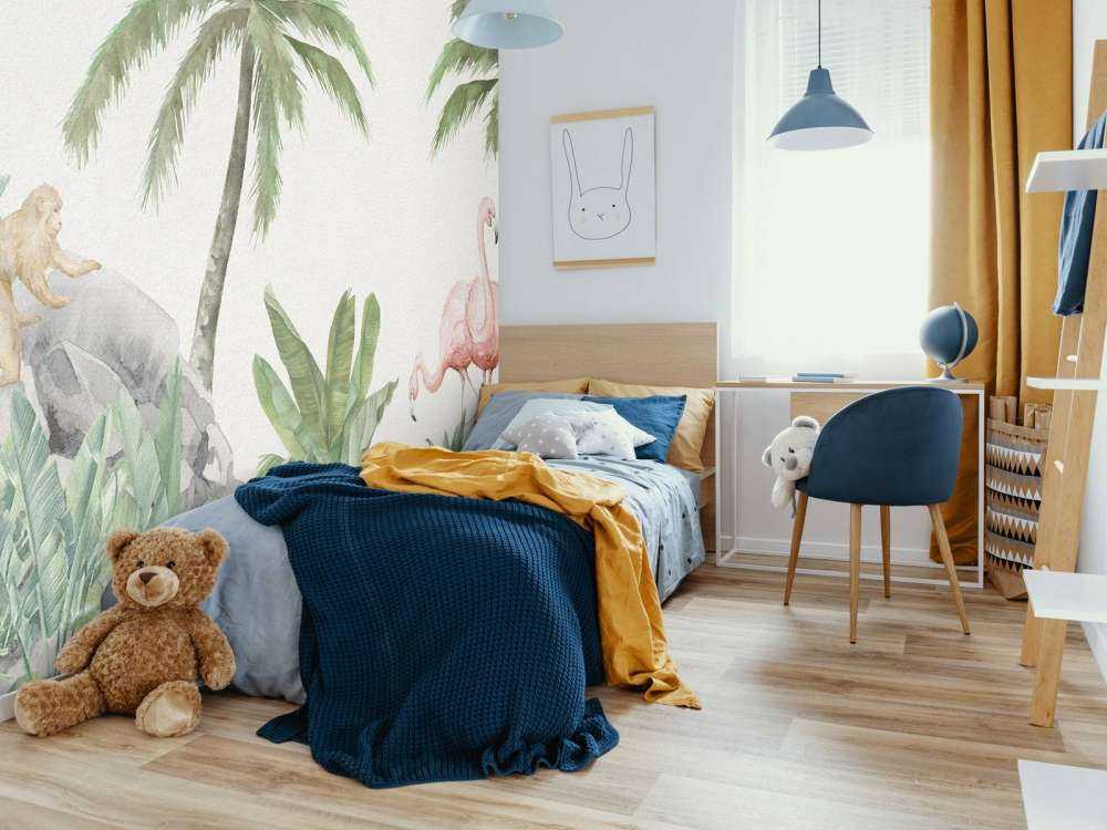 Fenicotteri e scimmie