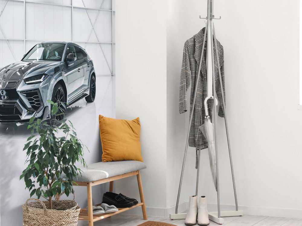 Lamborghini in sala bianca