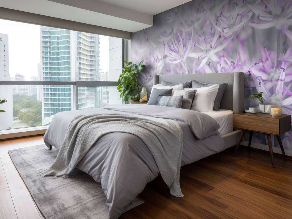 Primo piano di fiori di Allium