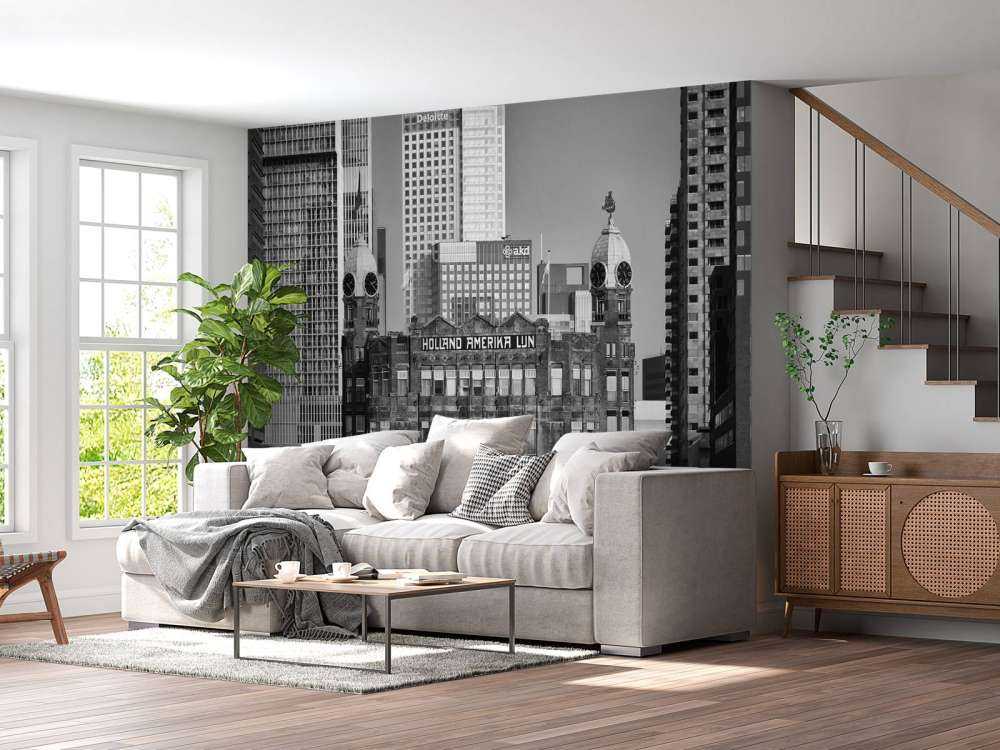 Hotel New York in bianco e nero Rotterdam 