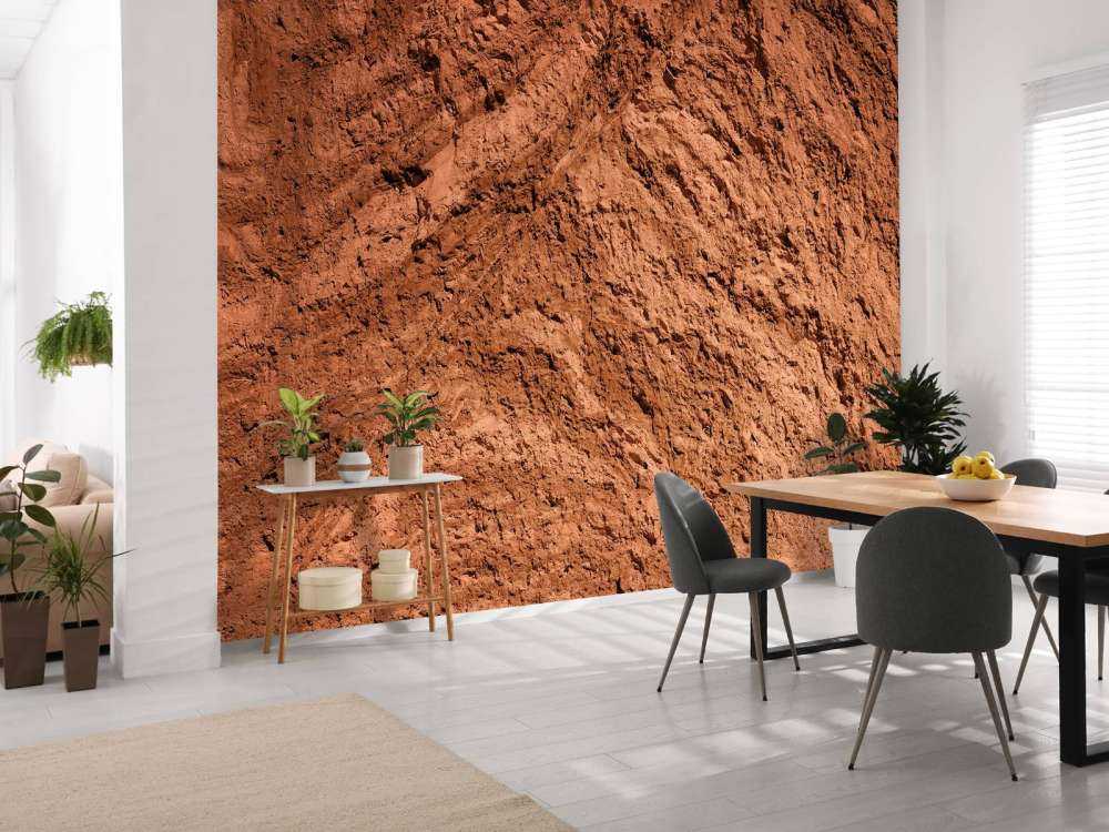 Struttura in terracotta grossolana