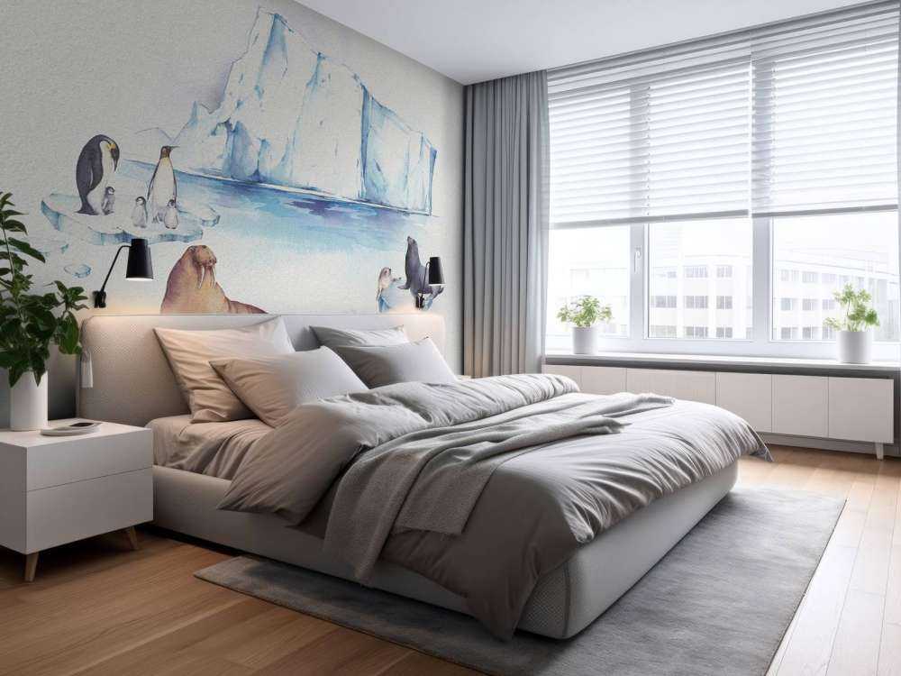 Animali del mondo di ghiaccio