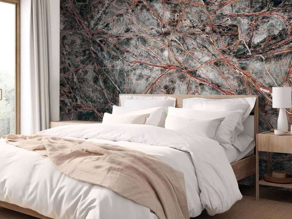 Marmo grigio con struttura fine