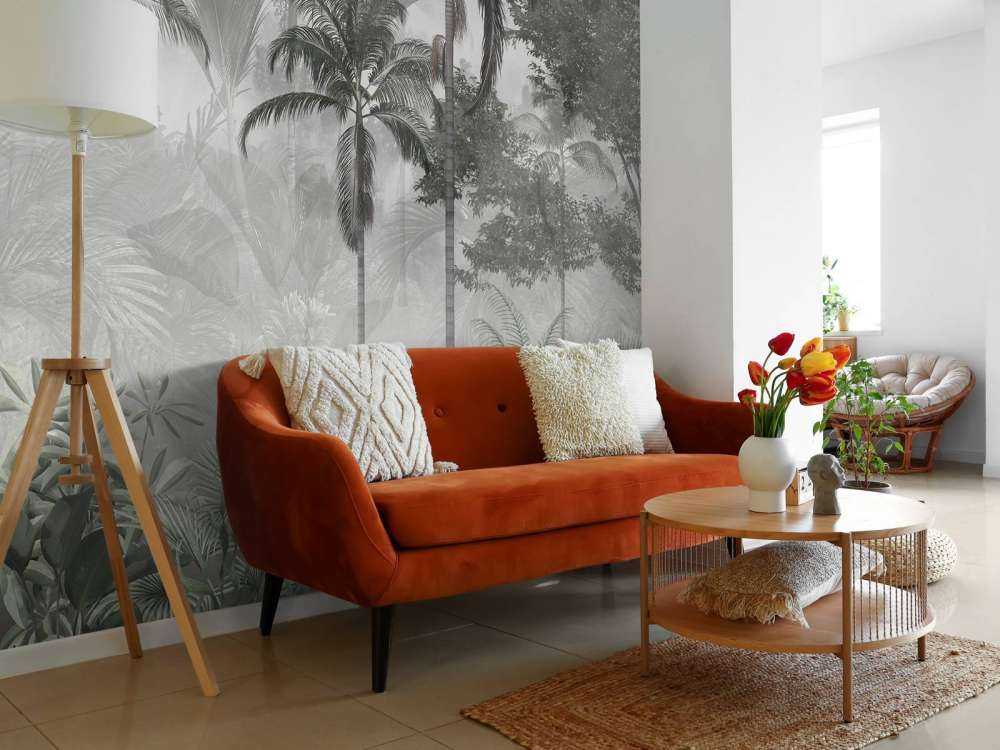 Bosco di Palme Nebbioso