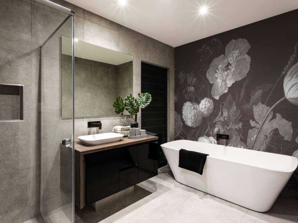 Natura morta di fiori barocchi - seppia scuro