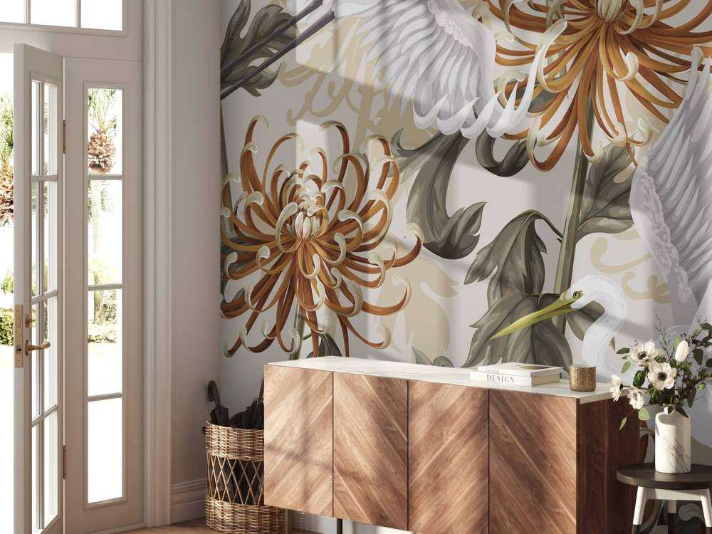 Swan Dance Chrysanthemum Glow