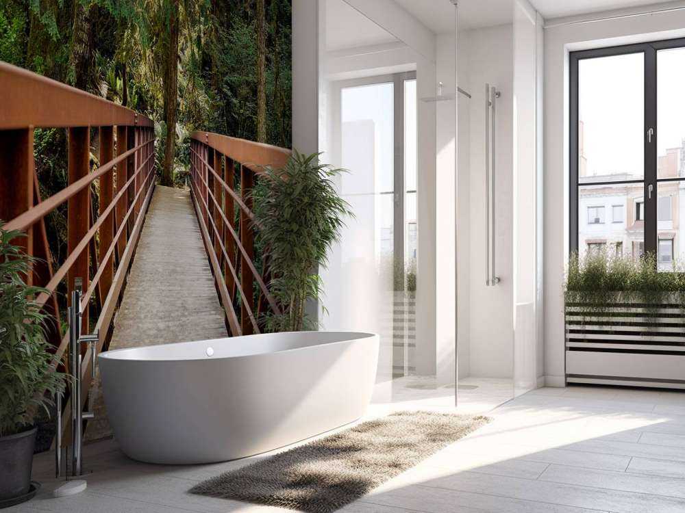 Ponte arrugginito nella foresta 