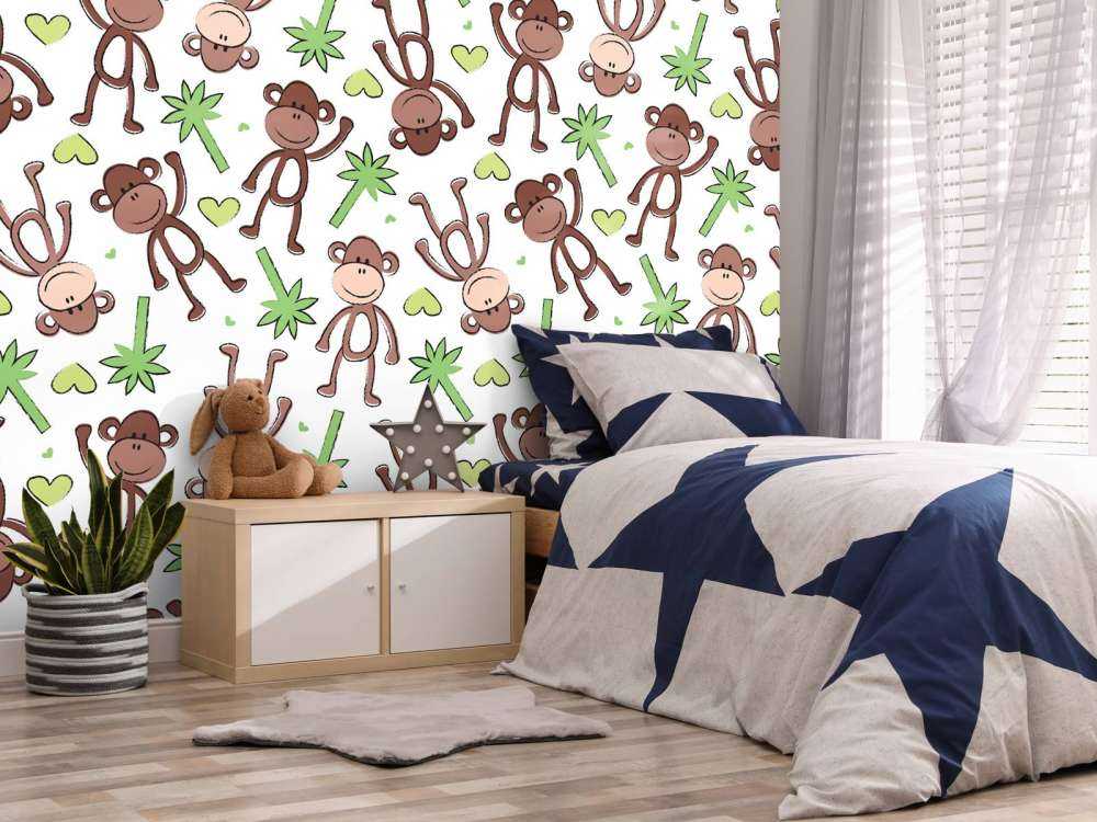 Scimmie e palme