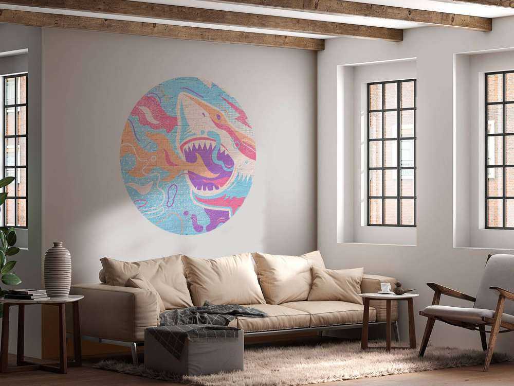 Graffiti con squalo