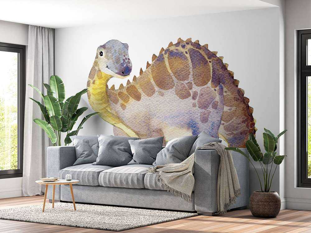 Dinosauro da acquerello