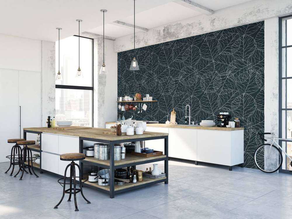 Modello di foglia illustrato