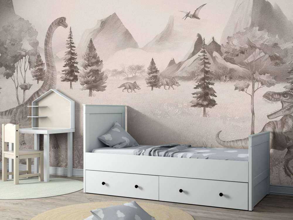 Valle di montagna preistorica