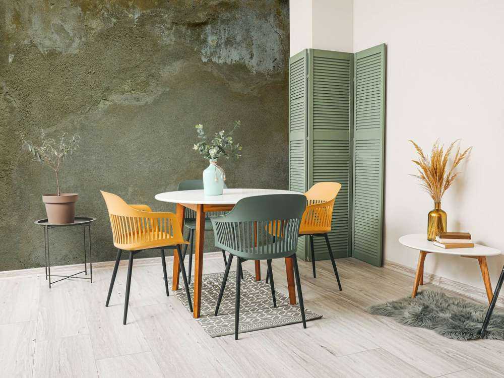 Muro con stucco restaurato