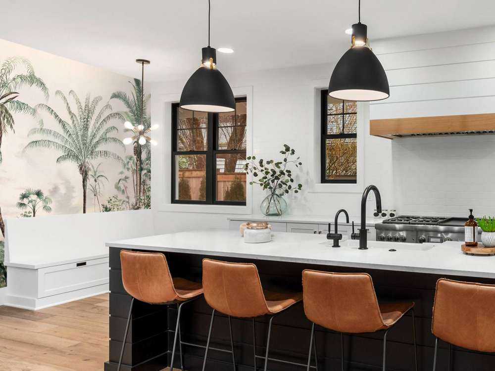 Tropicali Romantici Verde Scuro