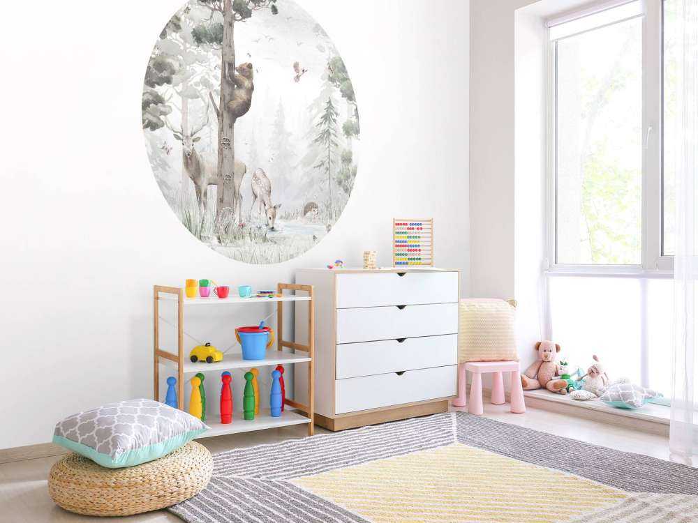 Fauna selvatica nel mezzo della foresta