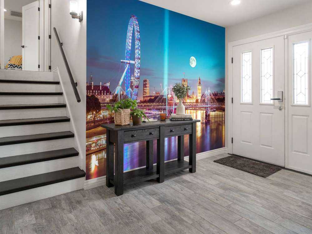 Westminster con la luna piena