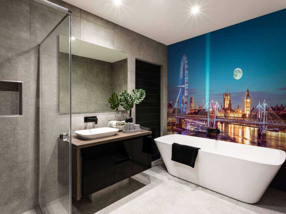 Westminster con la luna piena