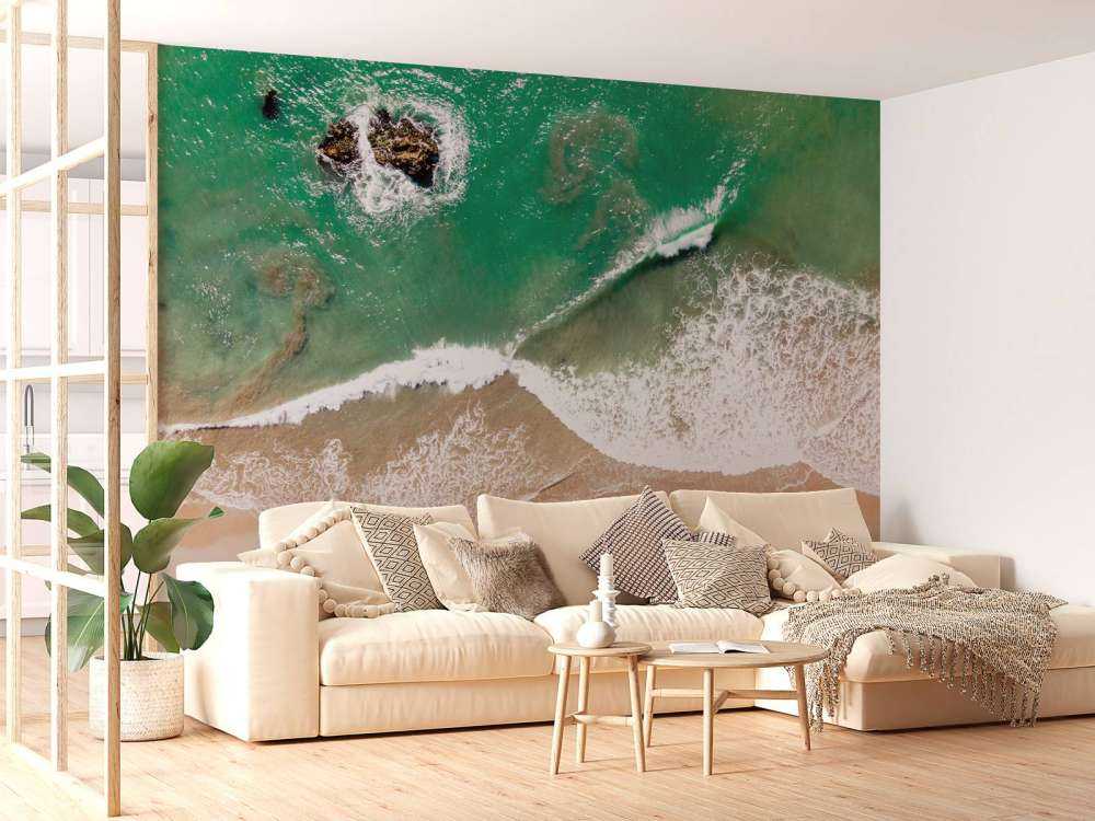 Spiaggia con le onde