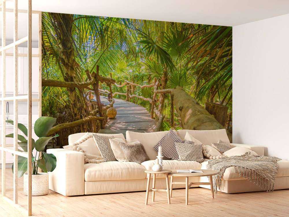 Ponte della giungla tropicale