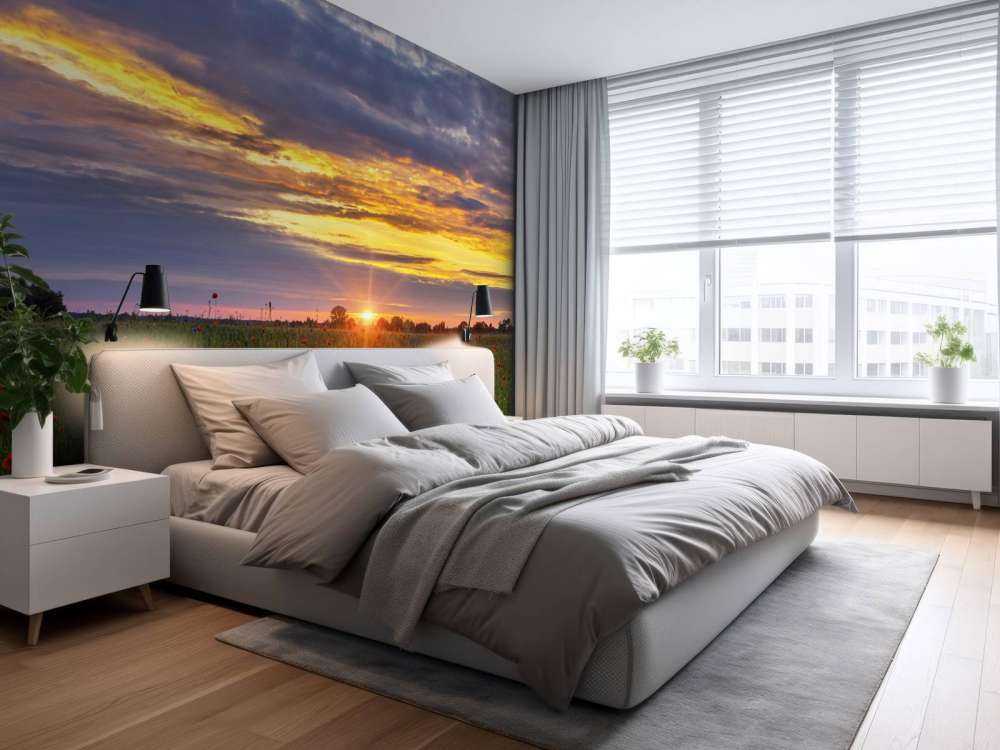 Paesaggio di papaveri