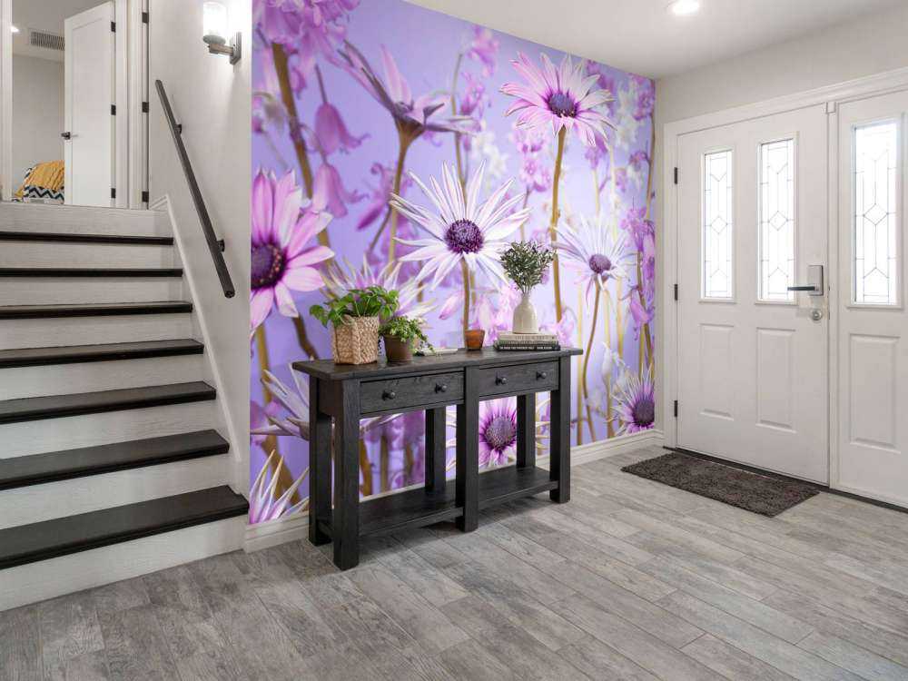 Fiori viola colorati