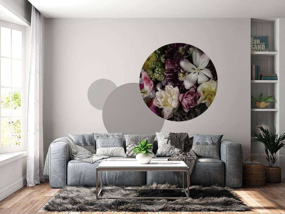 Fiori colorati scuri