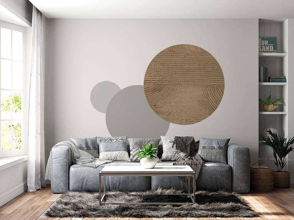 Linee e strutture in marrone dorato