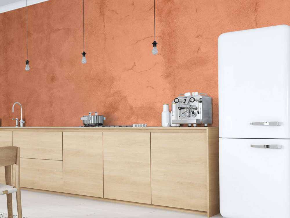 Calcestruzzo con colore terracotta