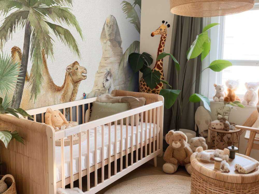 Cammello e alpaca nel deserto