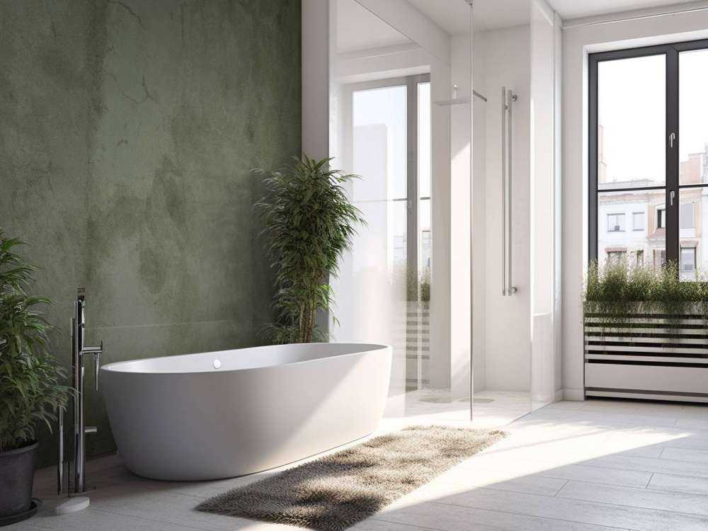 Calcestruzzo verde con fessure a tappeto