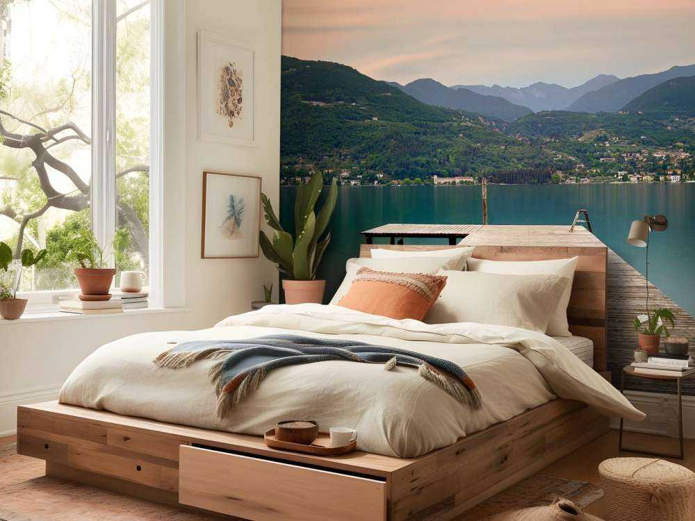 Pontile sul lago di Garda