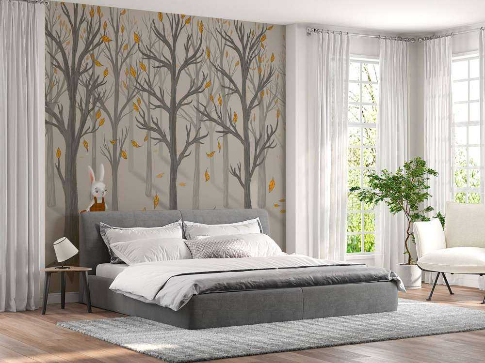 Animali della foresta in autunno