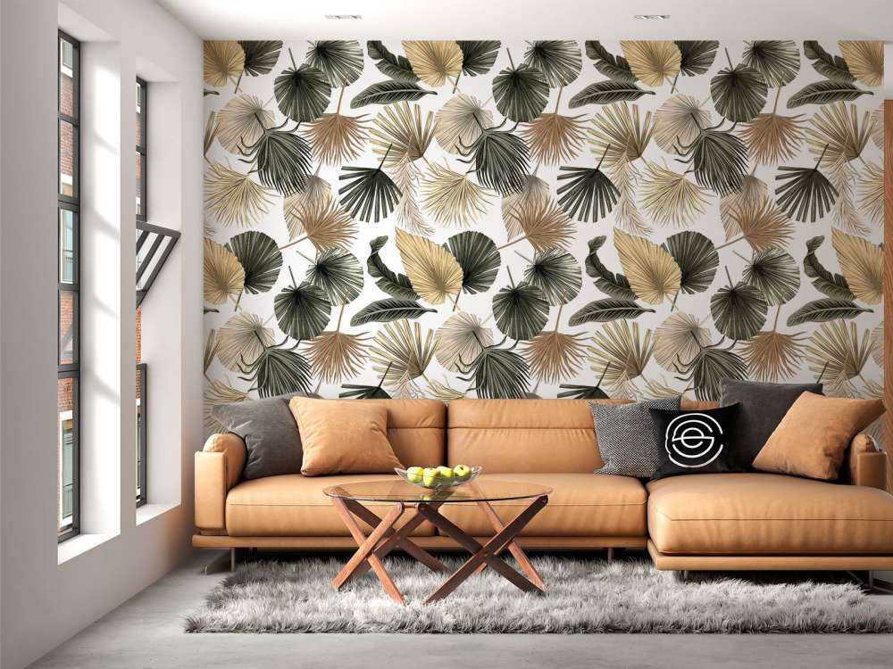 Foglie di palma essiccate