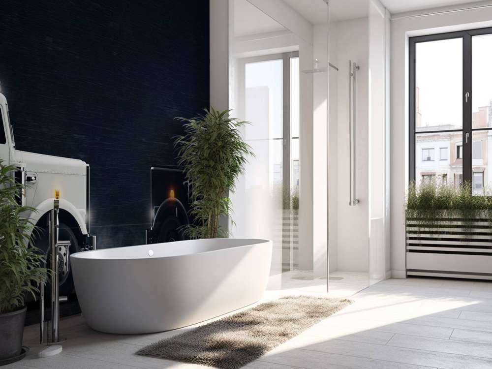 Camion bianco e nero